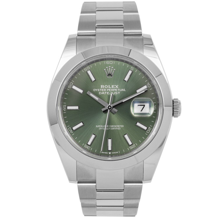Rolex Datejust 41 126300 - 2023 Mint Green