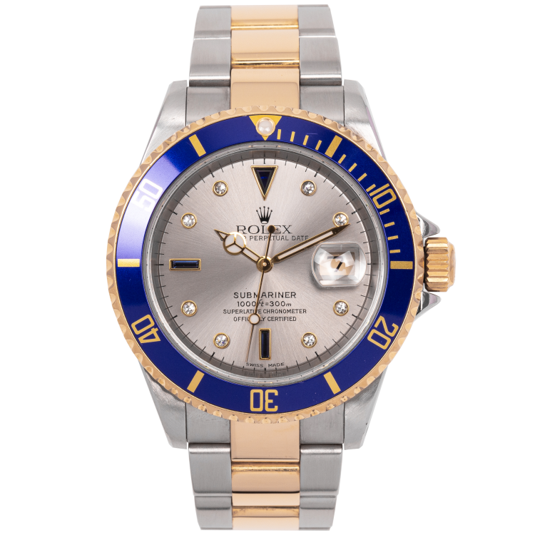 Rolex Submariner 16613 Serti - 2003 Rolex Submariner 16613 Serti - 2003